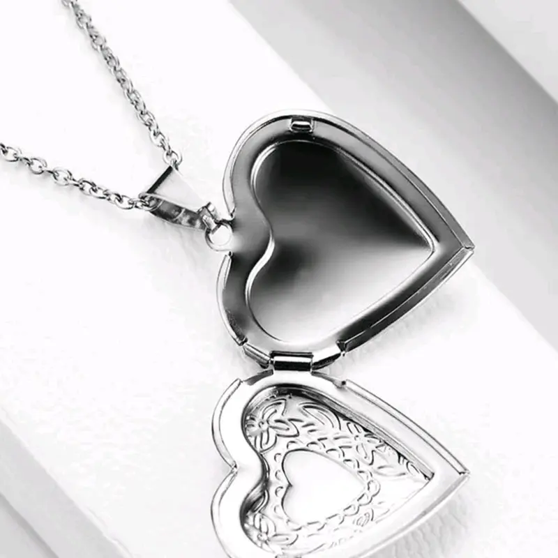 GJ Gemma Stainless Steel Functioning Heart Locket 5