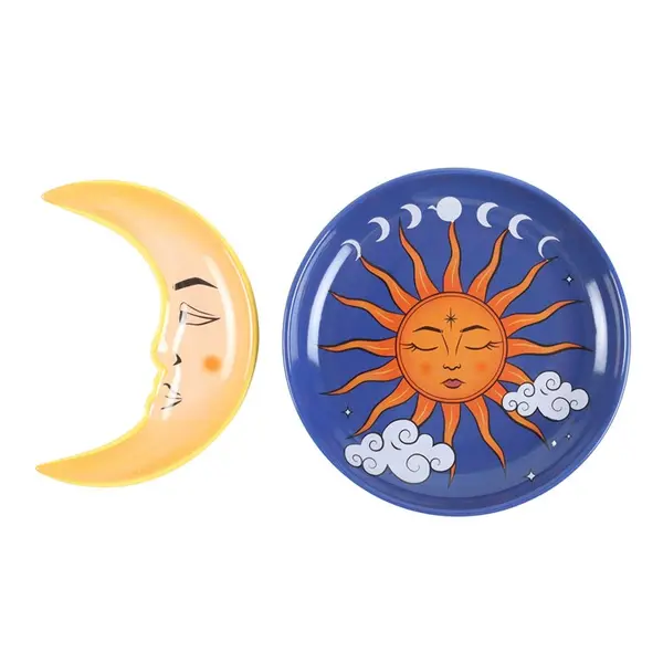 Sun and Moon Celestial Stacking Trinket Dish Small Plates 1