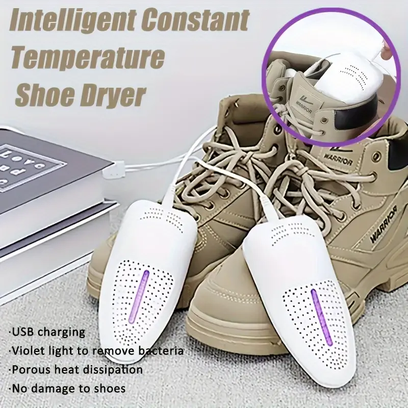 Shoe Dryer Dryer Smart Timing Purple Light Shoe Drying Socks Shoe Baker Dryer For Home 0