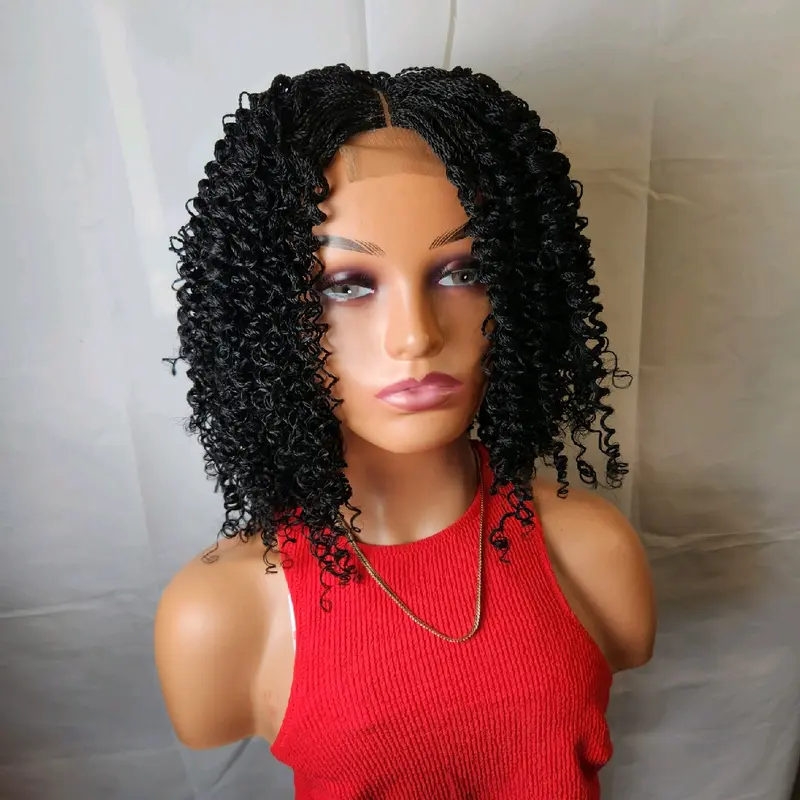Davina twists on curls, black, 14 inches 7
