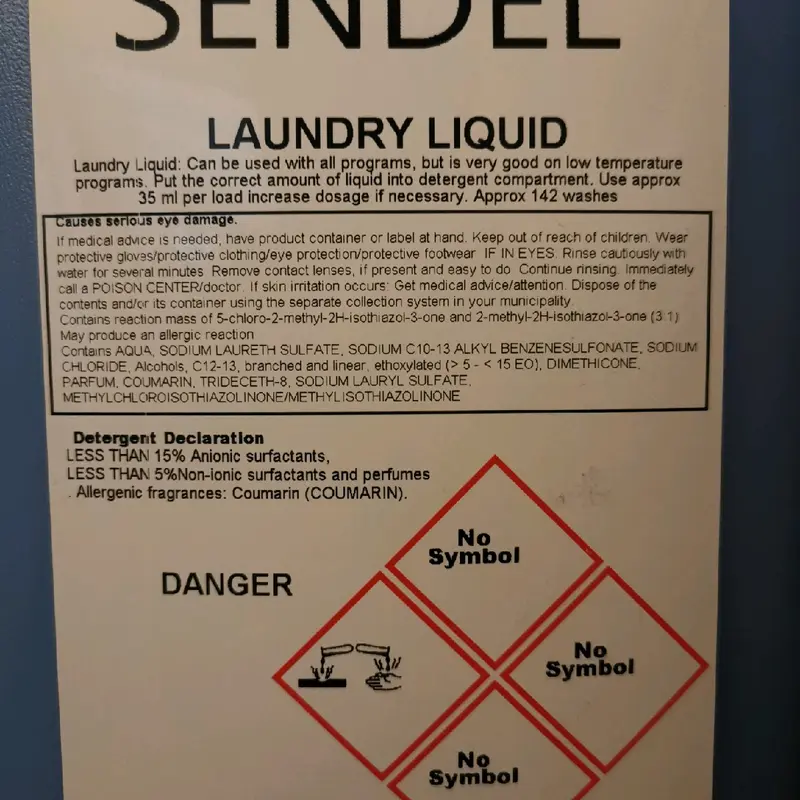 Sendel Laundry Liquid 5ltr Cleaning Laundry Liquid 1