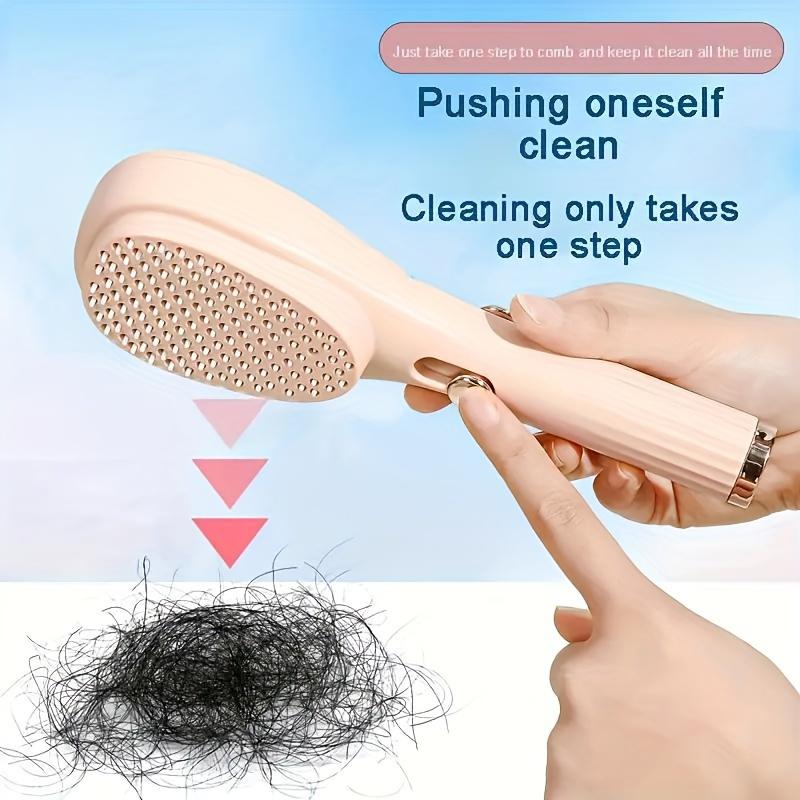 Product Introduction of 1pcs Magic Retractable Hair Comb-Anti-Static Scalp Massaging & Detangling Brush for All Hair Types Holiday Gift Box Beauty Tool 7