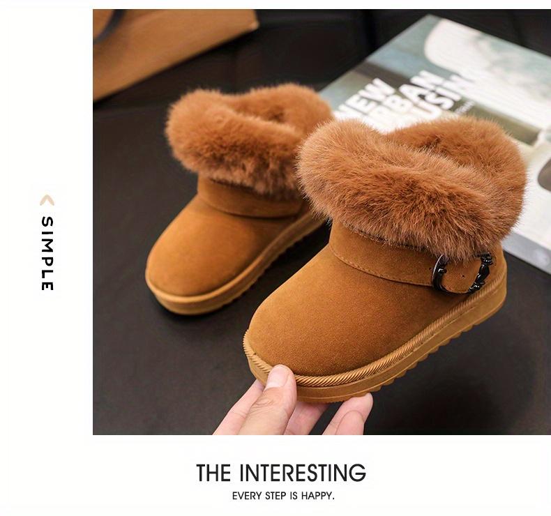 Product Introduction of Girls snow boots - Festive Winter Snow Boots - Soft Faux Fur, Rubber Soles, Cute Designs - Fall and Winter Play - Little Girls -  For Warmth, Comfort, and Style - Winter Wonderland Adventures Await 9