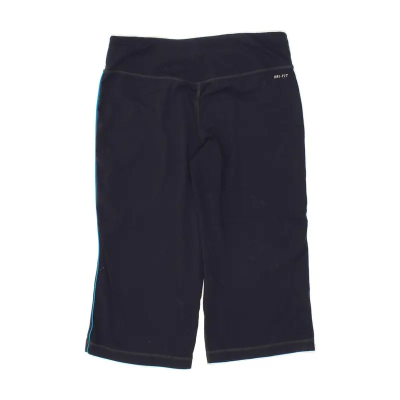 Pre-Owned Vintage NIKE Womens Dri Fit Bermuda Sport Shorts UK 14 Medium  Navy Blue Nylon 2