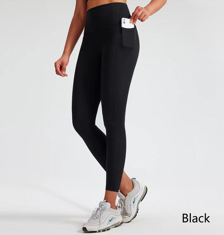【Curlady】High Waisted Tummy Control Side PocketShaping Training Leggings 0