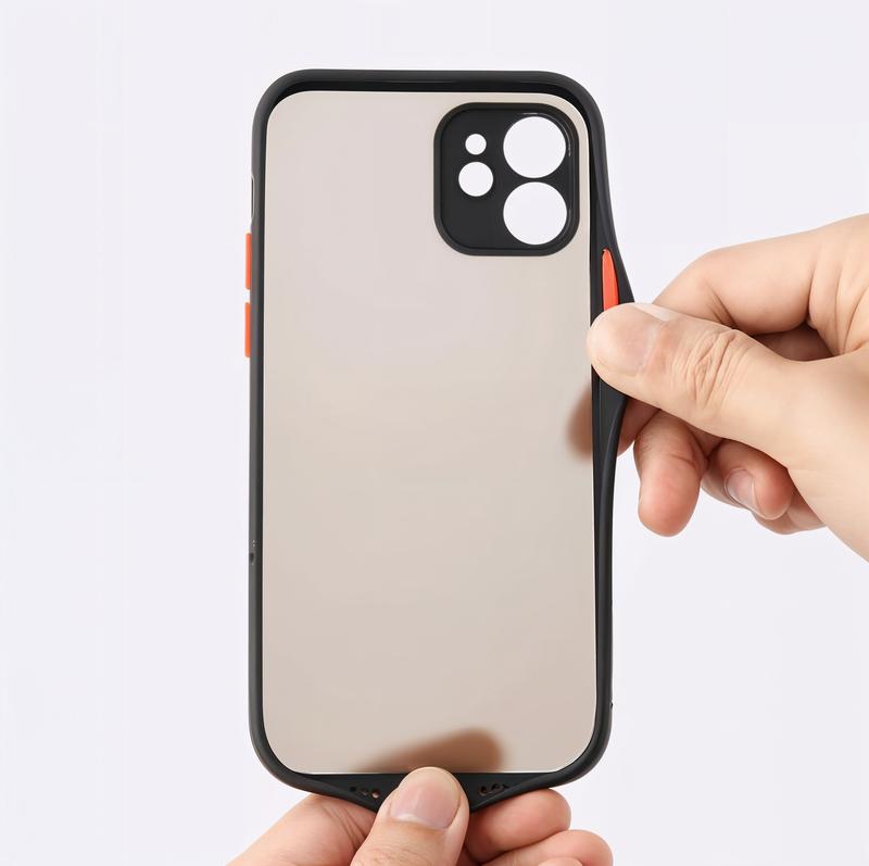 Case for iPhone 14 13 12 Stylish Matte Finish Shockproof Cover Premium Quality Internal & Back & Corner Protection Silicone iPhone Case Rubber iPhone cover Smartphone Accessories Phonecase Handheld Cellphone 1