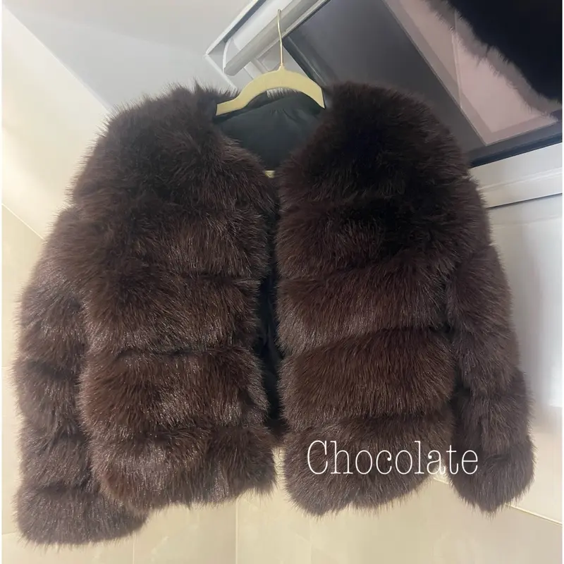 Luxury Faux fur coat - Size up if you want to wear with thick jumpers (Restocks weekly) 5