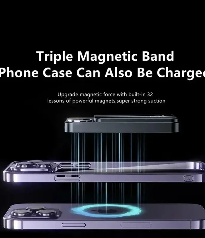 Magnetic Wireless 10000 mhA Power Bank For Magsafe Battery Pack For iPhone 5
