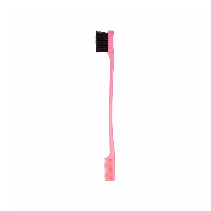 Product Introduction of 1pc of hair care comb double-sided edge control brush suitable for hair care comb tools Special for real hair wigs（Random colour delivery） 6