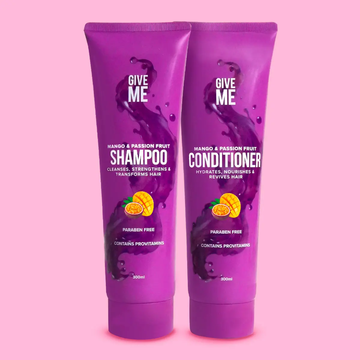 Mango & Passion Fruit Shampoo & Conditioner, Cleansing Haircare