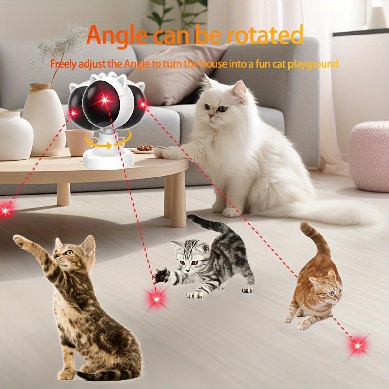 Portable USB Rechargeable Laser Cat Toy - Safe Low-Power Light for Indoor Interactive Play 1