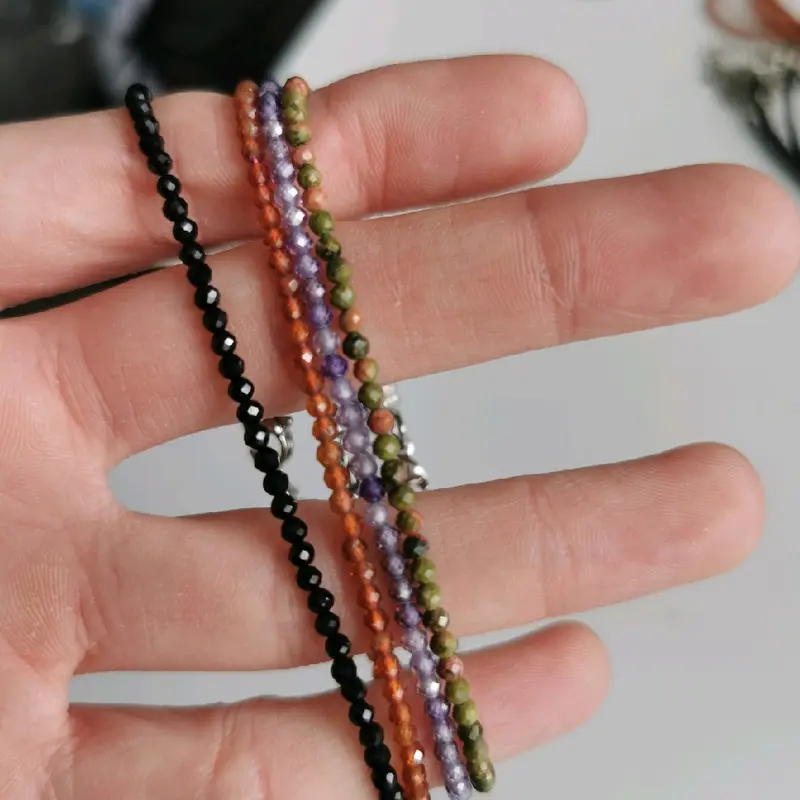 Crystal anklet bracelets 7