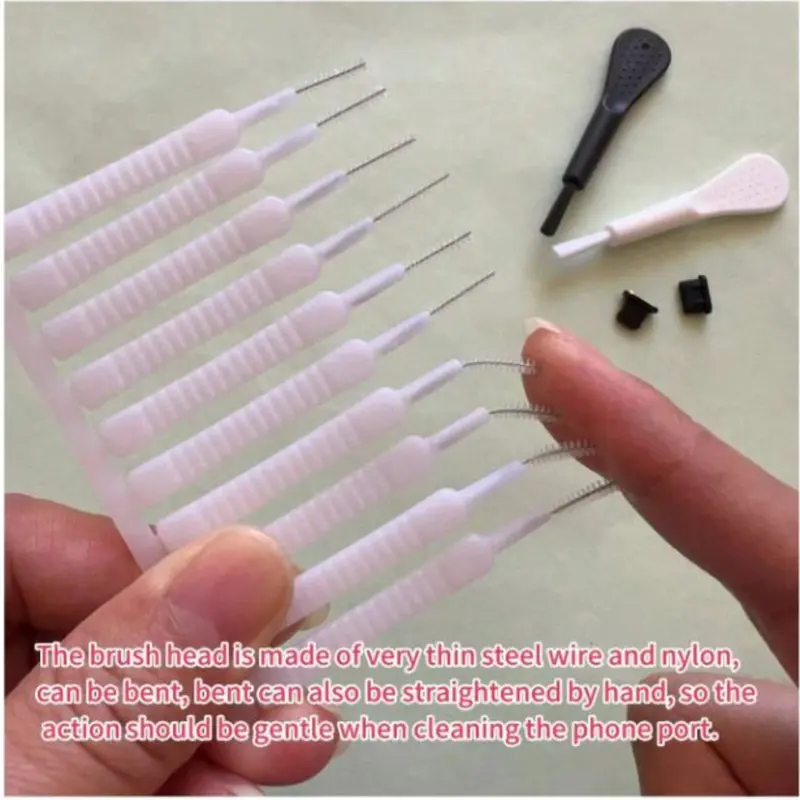 "12pcs Mini Cleaning Kit for Phone Ports, Keyboards & Hard-to-Reach Spots | Perfect for Home & Kitchen!" 5