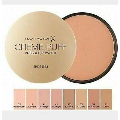 Max Factor Creme Puff Compact Pressed Face Powder 21g *Choose Your Shade* 1