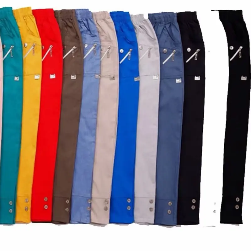 Women's Capri Cropped Magic Stretch Trousers - Ladies 3/4 Length Pants - Womenswear - Bottom - Comfort