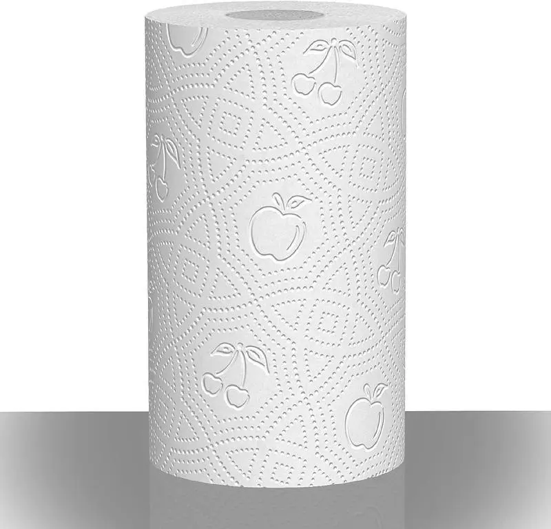 96 Splash Super Absorbent & Durable Paper Towel Rolls for Kitchen Usage-  2-Ply, 10m Thick Long Lasting Sheets Per Roll-24 Rolls in One Pack 1