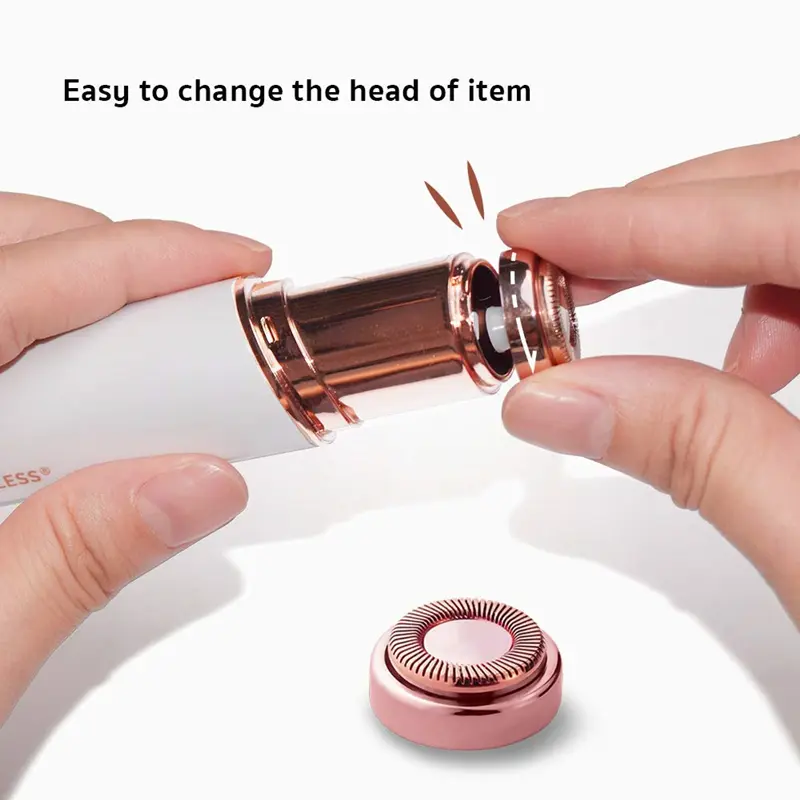 Flawless Facial Hair Remover, USB Rechargeable,18k Gold plated Results Like JML 3