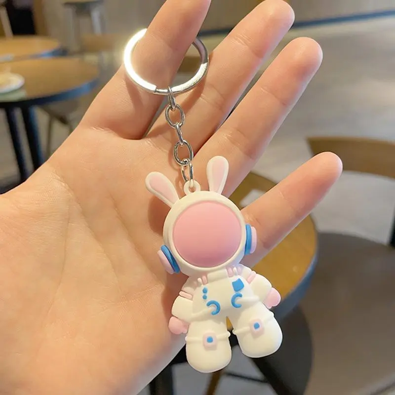 [ Gift default only one  ] Cute astronaut keychain Space fun. 4