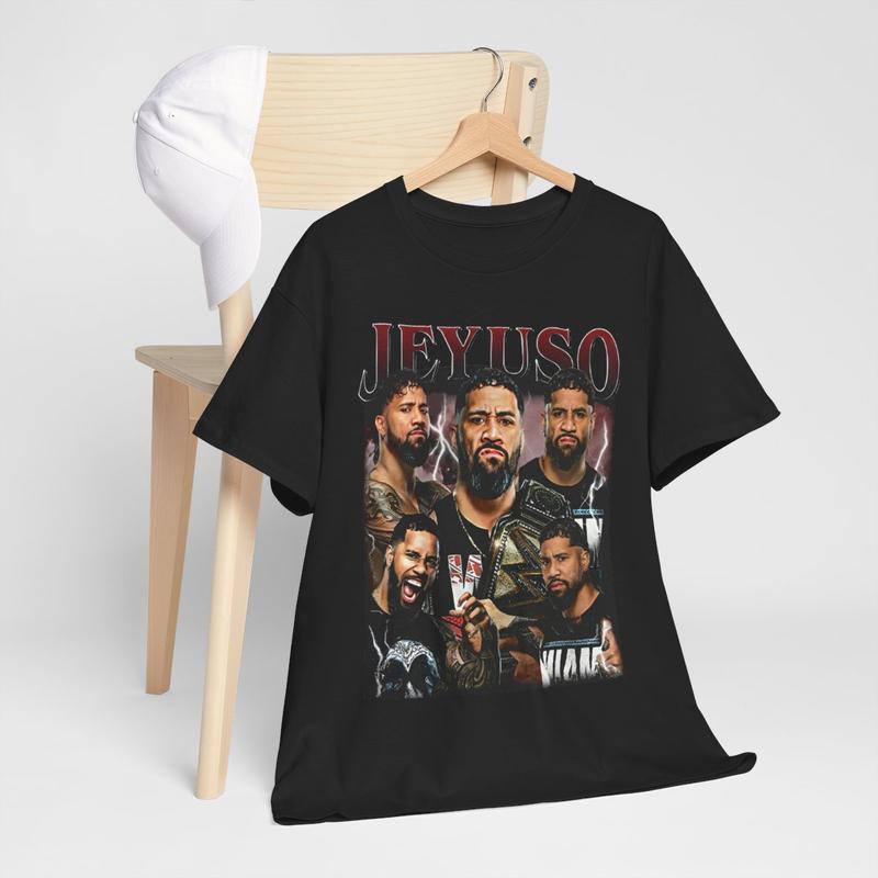 Vintage Jey Uso Shirt, Jey Uso WWE Unisex T-Shirt, Wrestling Fan Gift, Jey Uso Tee 3