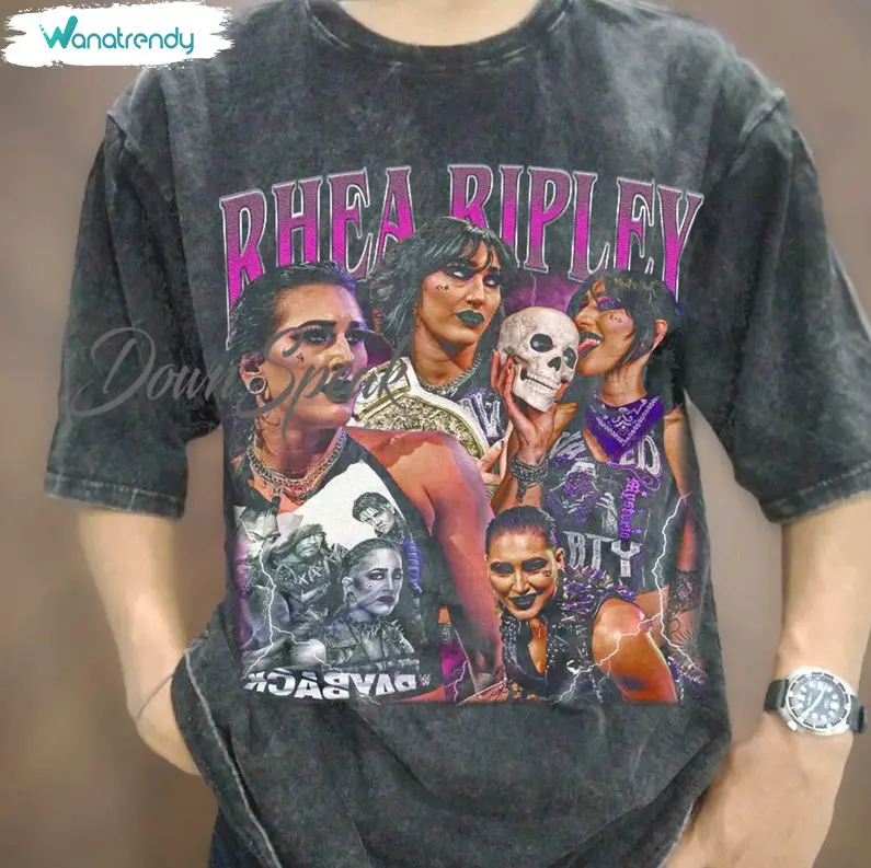 Must Have Rhea Ripley Shirt, Vintage Wash Rhea Ripley Shirt. 0