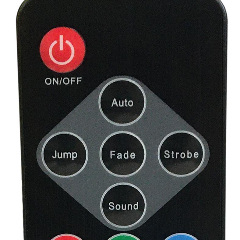 Rechargeable Mini LED PAR Light Easy to use with auto. sound activated or remote control operation Remote Control Included 1