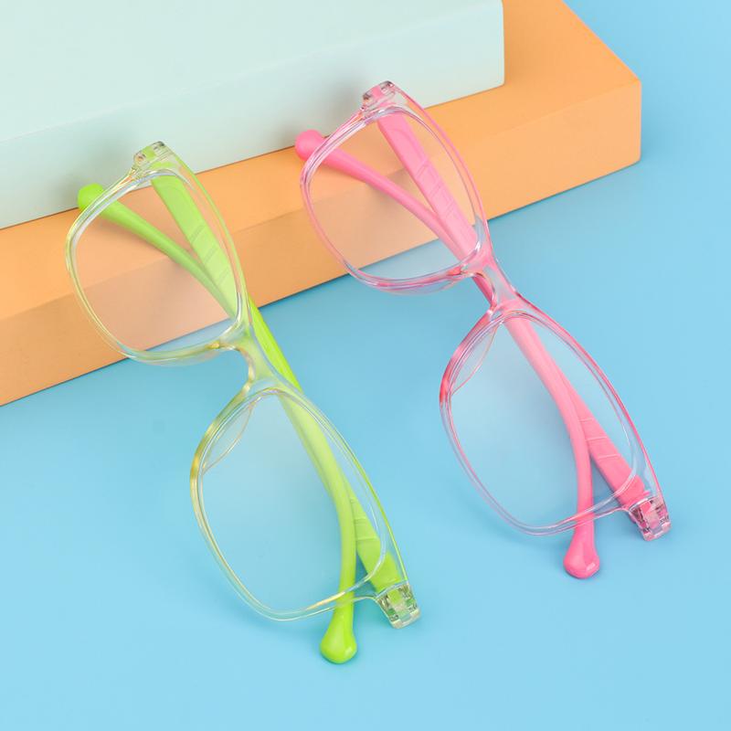 1PC Kids Boy Girl Anti-blue Light Glasses Ultra Light Frame Protection Eyeglasses Student Computer Online Study Classes Eyewear 4