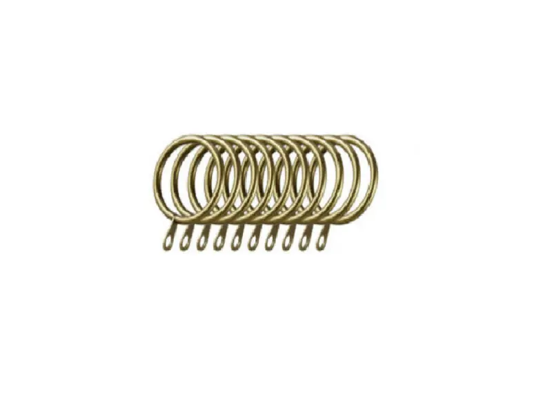 12 Pack Metal Curtain Rings Heavy Duty For Rods Poles Voile Hooks 30mm Diameter 3