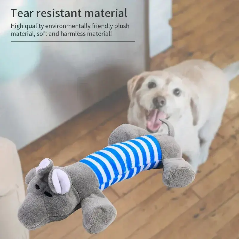 Squeak Plush Dog Toy 2