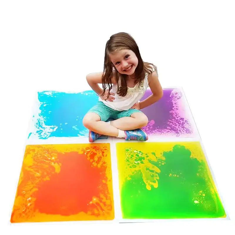 Sensory Hugs. Set of 4 Liquid Tiles. 50cm x 50cm each. 5