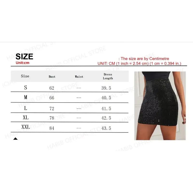 Women Fashion With Sequined Glod Black Silver Side Short Pencil Mini Skirt Vintage High Waist Female Chic Lady Skirts Summer Womenswear Bottom 7
