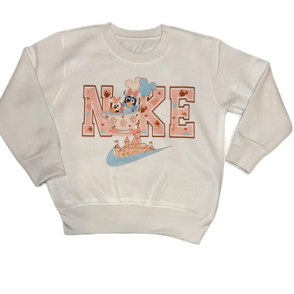 Sisters Tea Party Jumper | Custom Jumper Design | Personalised Jumper | Kids Jumper/Hoodie pink shirt