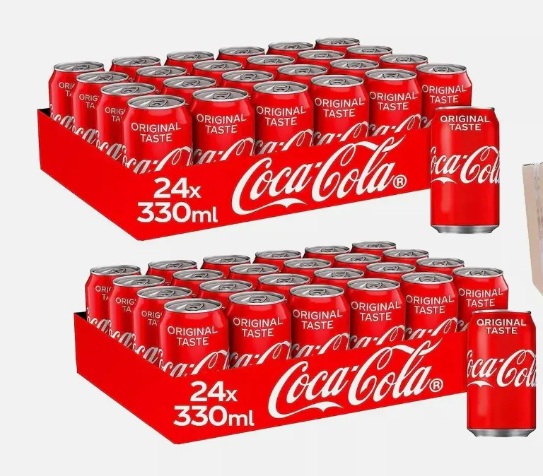 Coca-Cola Original 330ml Pack of 48 Cans - Beverage