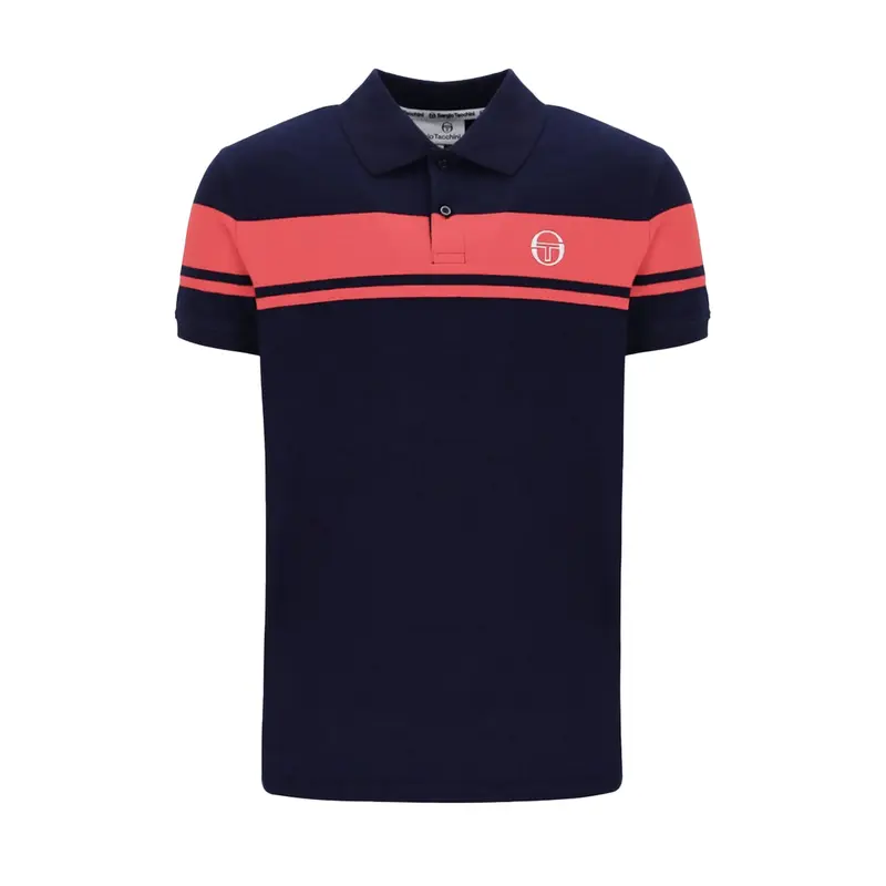 Sergio Tacchini Young Line Polo Shirt Maritime Blue/Dubarry 0