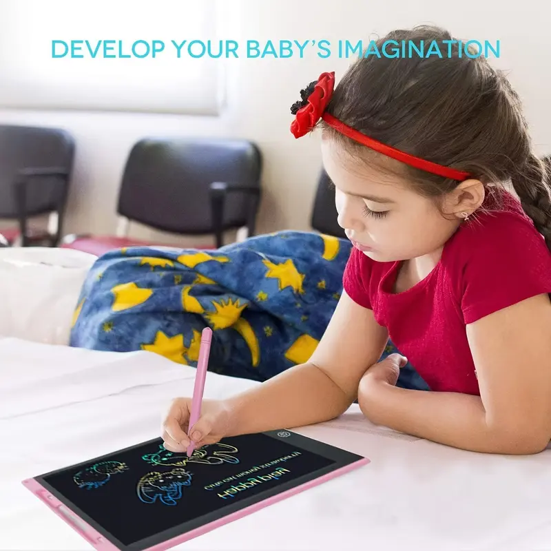 MILAN GOLD LCD Writing Drawing Tablet - 10/12in, a Tool to Unlock Creative Potential and an Educational Gift for Birthday, Christmas - Also a Great Piece of Stationery 2