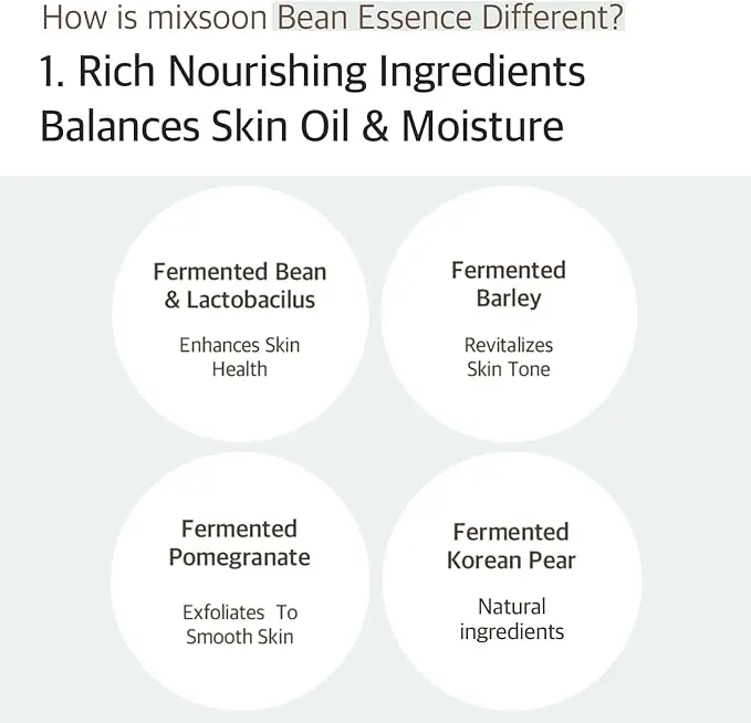 mixsoon Bean Essence, Vegansnail, Exfoliating Essence for face, Hydrating Korean Skin Care,Glassskin 1.69 fl.oz/50ml 5