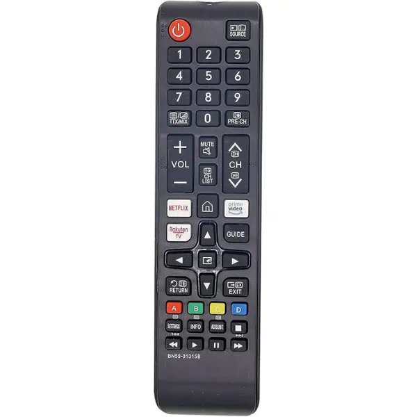 Samsung Universal Remote Control for 4K UHD HDR Crystal QLED UE Series Quantum TVs with Netflix, Rakuten Prime, and Video Buttons 0