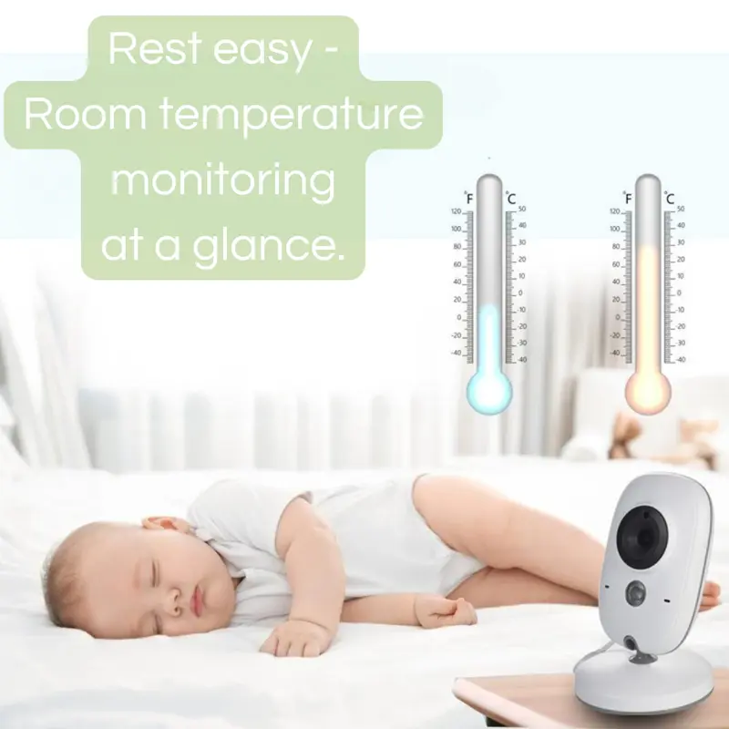 Lullaby Bay® LB603  Advance No-WiFi Baby Monitor with Digital Pan & Zoom and Night Vision 7