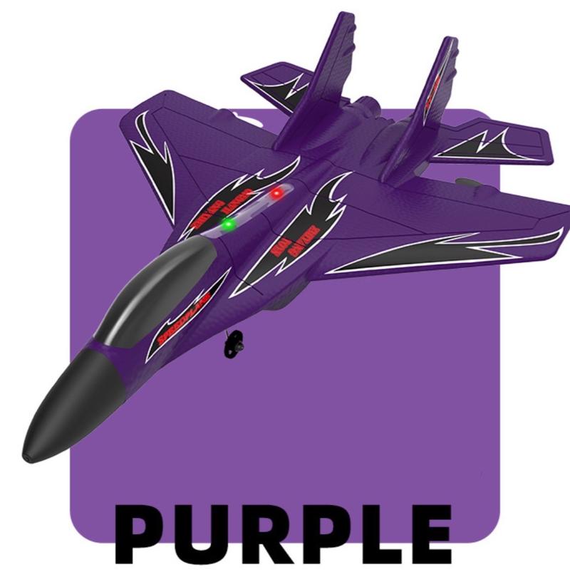 Remote control aircraft model toy, 1 piece aircraft Black/purple, creative toys,summer gifts,summer toys rcplane 5