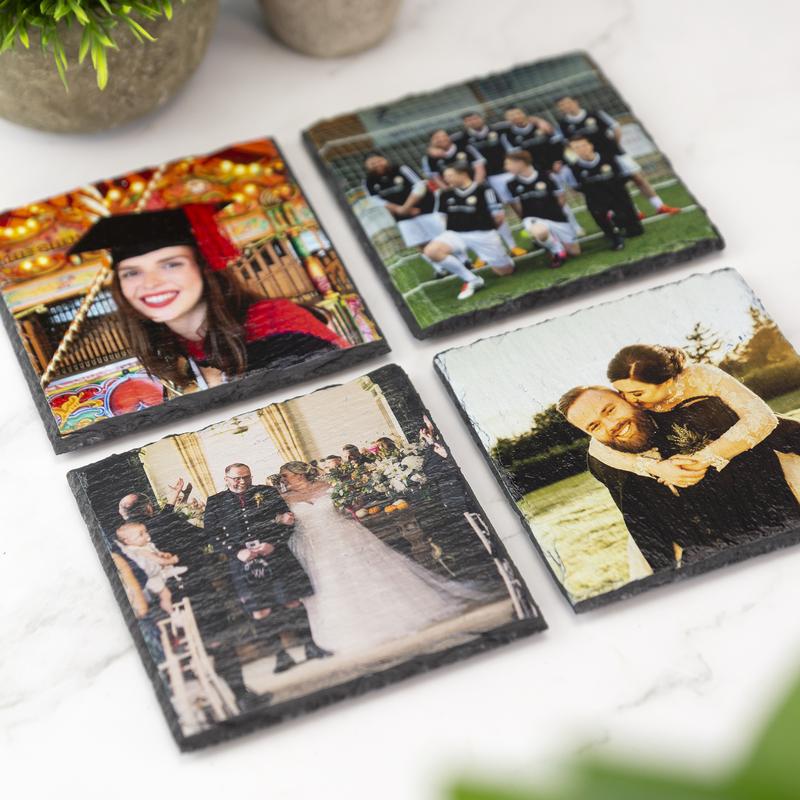 Personalised Photo Slate Printed Plaque With Custom Image & Stand 7