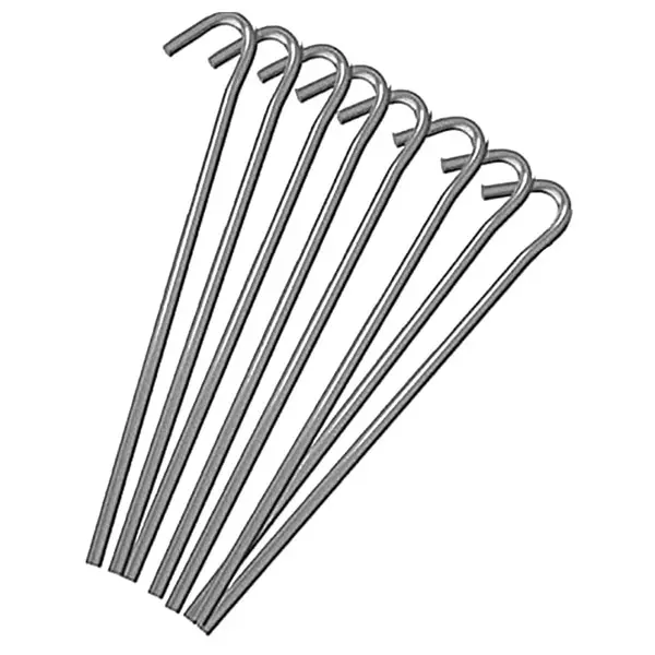 KEPLIN Steel Alloy Tent Pegs Galvanised Rust Free Heavy Duty Ground Metal Pegs 1