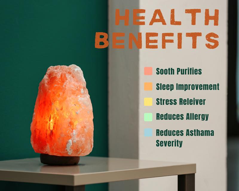 Himalayan Crystal Rock Salt Lamp, 1-2 KG 2-3 KG 3-5 KG Salt Lamps Healing, XMAS Gifts 4