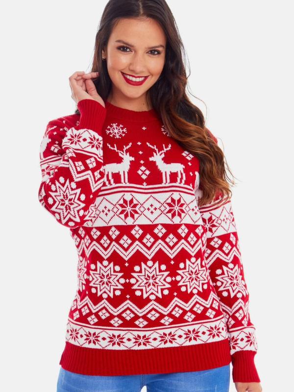 H.O.S Men's Women's Family Christmas Unisex Jumper 4