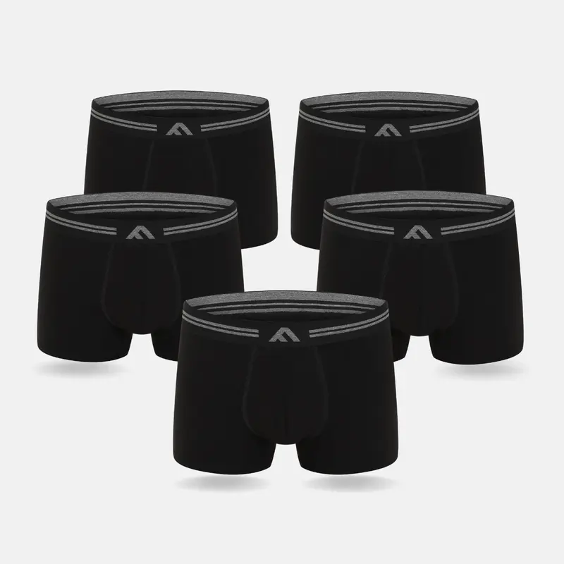 5-Pack Men’s Super Soft Bamboo Boxers 1