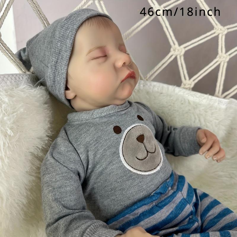 Product Introduction of Ultra-Soft 18" Handcrafted Reborn Youngsters Doll - Realistic Silicone Youngsters with Clothes, Bottle & Birth Card - Perfect Gift for Youngsters and Collectors 5
