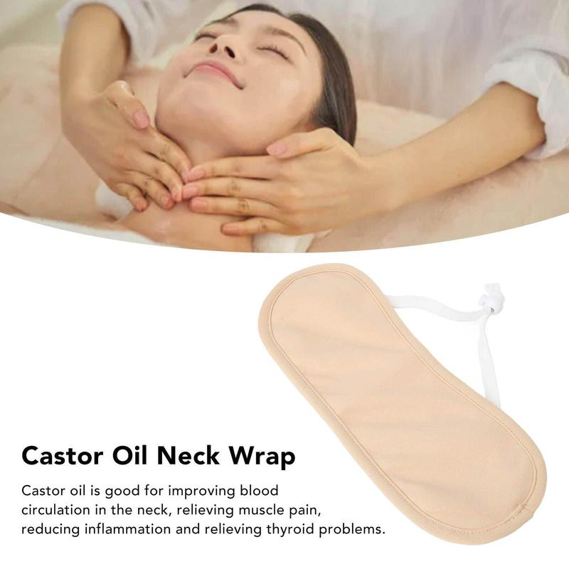 Organic Castor Oil 3 Piece Pack with Body & Neck Wraps Body Care Remedy Comfort Cosmetic Skin Care Skin Repair 3
