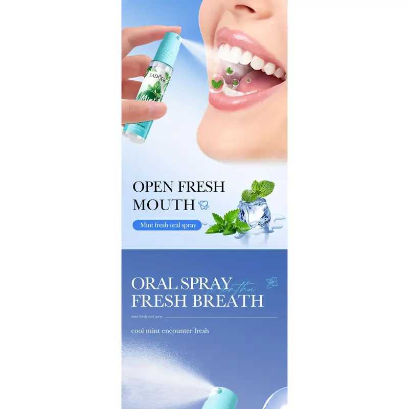 18ml Mint Oral Spray, Fresh Breath and Long-lasting Fragrance, Gifts for Lovers 8