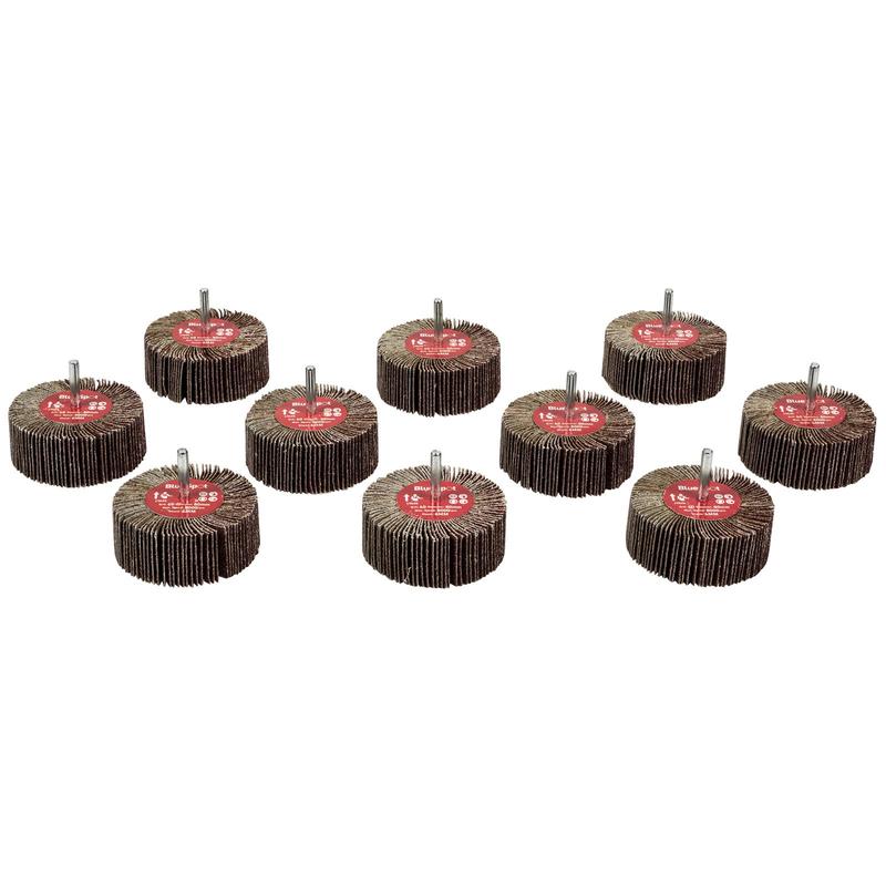 Product Introduction of BlueSpot Flap Wheels In Box 10 Pieces 60 Grit 80mm 5