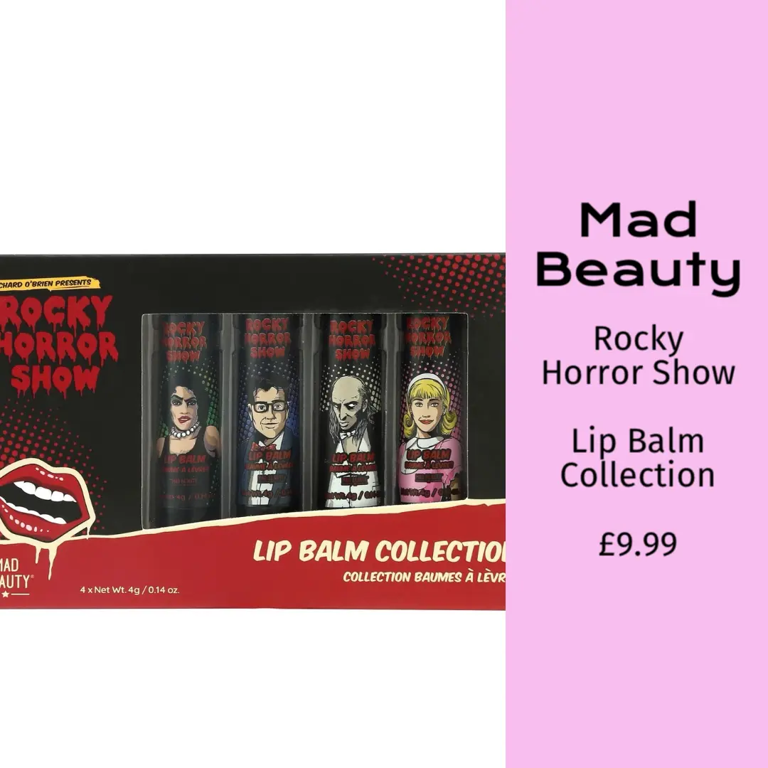 Mad Beauty Rocky Horror Show Lip Balm Collection