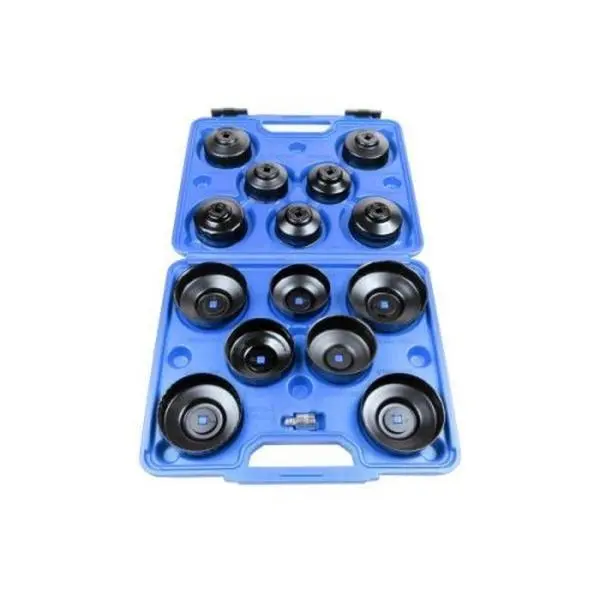 US PRO Oil Filter Wrench Remover Removal Set Cup Type 65mm - 100mm 15pcs Kit