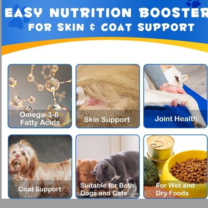 Premium wild Alaska salmon oil for dogs and cats 5